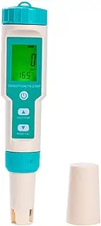 Generic Water Quality Test Meter TDS PH EC Temperature Multifunctional Set for Hydroponics, Aquariums, Drinking Water, RO System, Fishpond and Swimming Pool