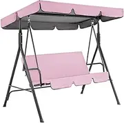 Garden Swing Canopy Replacement, Waterproof Swing Canopy Cover Set,2/3 Seater Swing Canopy Replacement Cover for Patio Garden Outdoor Swing Bench,Navy,190x132x15