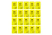 20x Spirax P133 PP Cover Grid Book A4 5mm 64 Pages School Paper Notebook Yellow