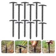 12pcs Plastic Tent Spikes Camping Stakes Beach Tent Pegs Tent Hooks