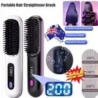 Numoya Portable Straightener Brush-GoBrush PRO Rechargeable Mini Straightener