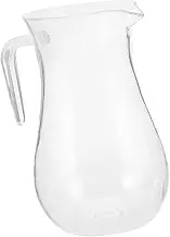Alipis Plastic Wine Decanter with Handle Clear Beverage Pitcher for Juice Milk Water Wines Easy to Clean Versatile Drink Dispenser for Home Bar Use