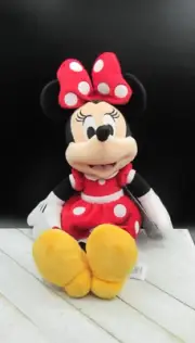 Disney Mickey Mouse & Friends Minnie Mouse 14” Plush Red Disney Store Doll NEW