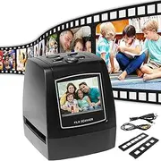 Mini Digital Film & Slide Scanner,Negative Scanner with 2.4-inch Slide Converter LCD Screen,Converts 35mm Film Negatives & Slides to JPEG Images