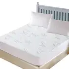 Waterproof Breathable Single Fitted Mattress Protector Soft and Durable