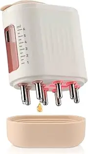 crown naturale follicle activator 3.0 scalp machine, for Thinning Hair, Dry Scalp Care and Essential Oil Treatments, for Home & Travel Use, 2 in 1 Hair Oiling Applicator (#1,A)