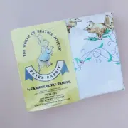 Vintage Beatrix Potter Friends of Peter Rabbit Cannon Twin Sheet Set NEW SEALED!