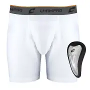 Champro Youth Boys Compression Boxer Shorts with Cup
