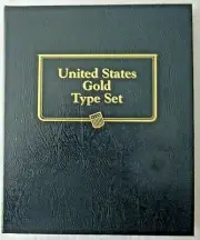 Whitman Classic Coin Album #9170, U.S. Gold Type Set, New