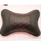 .›black Car PU Head Pillow Neck Rest Pad Headrest Cushion Pillows