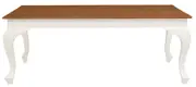 Queen Anne Coffee Table (White Caramel)