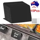 15 Pcs Mini Chalkboard Signs Small Black Chalk Board Menu Blackboard Display
