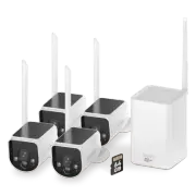 Swann MaxRanger4K Solar 4 Camera Security System with Longest Range Wireless