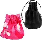 MERRYHAPY 2pcs Hair Styling Wind Hood Hair Dryer Socks Diffuser Cover Organizer Storage Bag Mesh Diffuser Holder for Bathroom