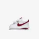 【NIKE 耐吉】Cortez Basic SL TDV 小童 休閒鞋 經典 阿甘鞋 魔鬼氈 白紅(904769-101)