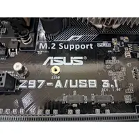 在飛比找蝦皮購物優惠-二手 華碩ASUS Z97-A /USB 3.1主機板+I7