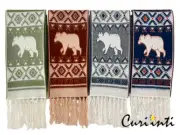 WHOLESALE LOT OF 30 ALPACA DACI SCARVES AND WRAPS WITH ANDEAN DESIGN 4,5V