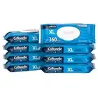 Cottonelle XL Flushable Wet Wipes 8 Flip-Top Packs 360 Wipes Total Packaging...