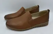 Dansko EU Size 41 US 10.5-11 Linley Burnished Calf Leather Tan Loafers Shoes