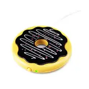 1Pc Usb Charging Biscuit Cookie Shape Heat Preservation Warm Keeping Tea Coffee Cup Mug Warmer Heater Mat Pad New