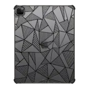 iPad Pro 12.9-inch (5th/6th gen) iPad Impact Case Abstraction Lines Black on White