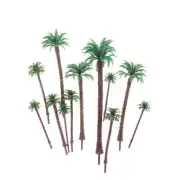 10X Multi Gauge Model Coconut Palm Trees HO O N Z Scale Scenery