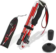 Lightweight Trekking Poles, Collapsible Anti-Shock Walking Trekking Poles Five-Fold Walking Stick for Hiking, Camping, Mountaining, Backpacking, Walking, Trekking