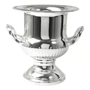Shiny Silver Plated Trophy Champagne & Wine Ice Cooler Bucket with Handles