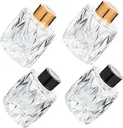 Luxshiny 4pcs Aromatherapy Diffuser Bottle Diffuser Jar for Essential Oils Home Fragrance Decor for DIY Projects and Home Use Random Color