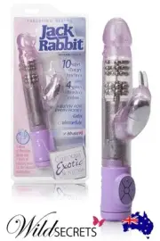 NEW California Exotic Thrusting Jack Rabbit Vibrator, Sex Toy, Wild Secrets