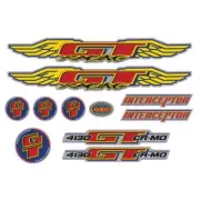 GT - 1998 Interceptor - Chrome decal set - Old school bmx