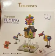 Tenhorses Floating Balloon House Lego Set - Disney “UP” Legos Set - New In Box
