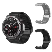 Metal Mesh Watch Band With Connector Stainless Steel Strap For Wristwatches