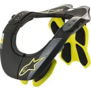 Alpinestars Bionic Neck Support Black/Yellow - Large/X-Large 6500019-155-L/XL