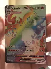 Pokemon Champion's Path 074/073 Charizard VMAX Hyper Rainbow Rare *MINT