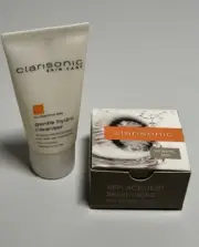 Clarisonic Replacement Brush Head for Normal Skin New in Box and Cleanser