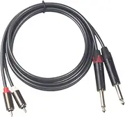 RCA Male to RCA Male Audio Cable for Home Amplifier Speaker Connection, 3m