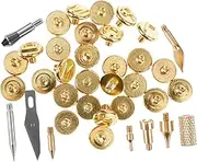 Tofficu 1 Set Alphabet Burning Tips Pyrography Tool Set for DIY Engraving Durable Soldering Tips for More