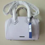 Rebecca Minkoff $295 Micro Perry Leather Satchel Bag Handbag Pale Lilac