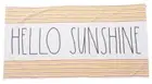 NEW Rae Dunn Hello Sunshine striped Towel NWT 36" x 68"