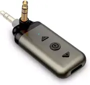 Air88 Bluetooth 5.3 Aux Adapter for Car & Home Stereo, Handsfree Call,Metal Case