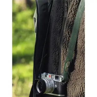 新品 zerc 真皮佳能相機帶復古適用于索尼相機肩帶快拆扣微單掛繩