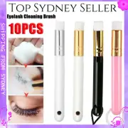 10PCS Eyelash Cleaning Brush Lash Shampoo Brush for Eyelash Extensions Peel Off