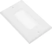 BRIGHTFUFU 2pcs Panel Brush Wall Plate Multimedia Cable Management Insert Panel Brush Plate for Efficient Wire Pass-Through Prevents Cable