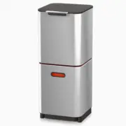 Joseph Joseph Totem Compact Waste Separation Bin 40L Stainless 30063