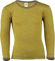 [Engel] Childrens Long Sleeve Wool Silk Striped Vest Size 92-164 3 Colours