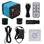 2307su 14MP Industrial Microscope Camera HDMI USB Output w/ 0.5X C-mount Lens -