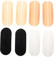 Tofficu 8pcs Bra Strap Shoulder Pads Non-Slip Silicone Holders for Enhanced Comfort Support