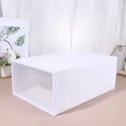 6 Pcs Closet Shoe Organizer Stackable Sneaker Boxes Shoe Storage Bins