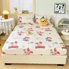 Cartoon Piglet Kids Bed Decor Fitted Sheet Set Single/Double/Queen/King Size